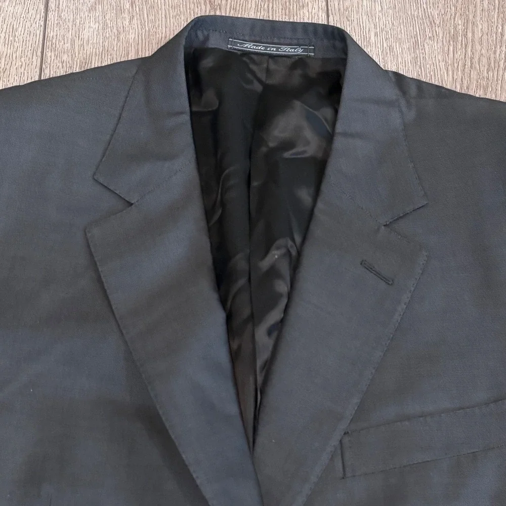 Gucci Blazer Mens 44 Grey 100% Cotton 3-Button Made in Italy Sport Coat Jacket